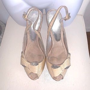 Black skin sandals with rhinestone bowtie